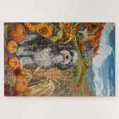 Havanezer Dog Autumn Harvest Thanksgiving Legpuzzel (Horizontaal)