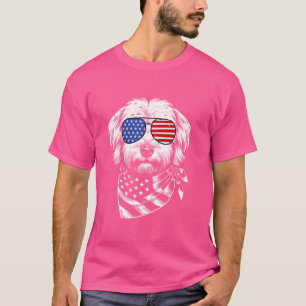 Havanezer Dog Patriotic 4th of July Amerikaanse FL T-shirt