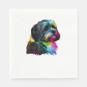 Havanezer Dog Pop Art Design Havanezer Lovers Servet