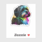 Havanezer Dog Pop Art Design Havanezer Lovers Sticker (Vel)