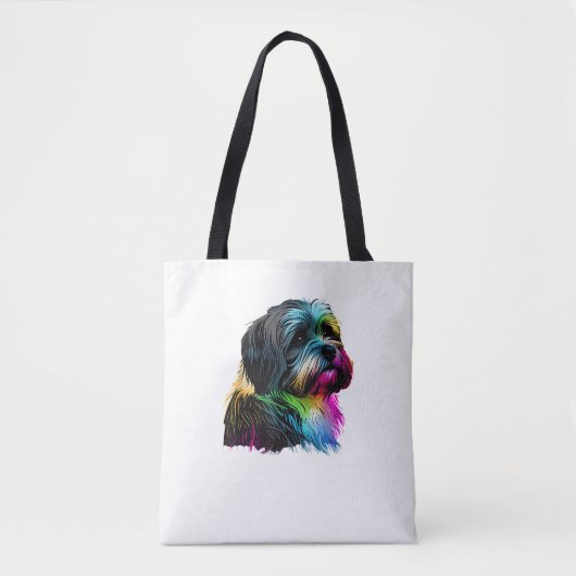 Havanezer Dog Pop Art Design Havanezer Lovers Tote Bag (Voorkant)