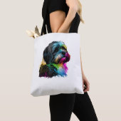 Havanezer Dog Pop Art Design Havanezer Lovers Tote Bag (Dichtbij)