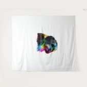 Havanezer Dog Pop Art Design Havanezer Lovers Wandkleed (Voorkant (horizontaal))