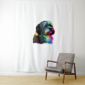 Havanezer Dog Pop Art Design Havanezer Lovers Wandkleed (In situ)