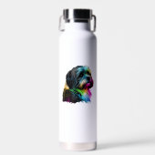 Havanezer Dog Pop Art Design Havanezer Lovers Waterfles (Voorkant)