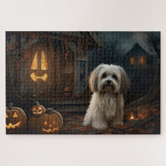 Havanezer Halloween Griezelen Legpuzzel (Horizontaal)