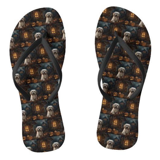 Havanezer Halloween Griezelen Teenslippers (Voetbed)