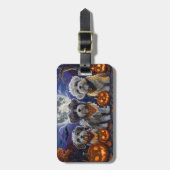 Havanezer Halloween Spooky Bagagelabel (Voorkant verticaal)