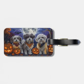 Havanezer Halloween Spooky Bagagelabel (Achterkant horizontaal)