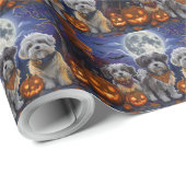 Havanezer Halloween Spooky Cadeaupapier (Rol Hoek)