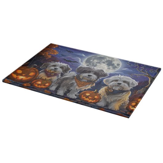 Havanezer Halloween Spooky Snijplank (Hoek)