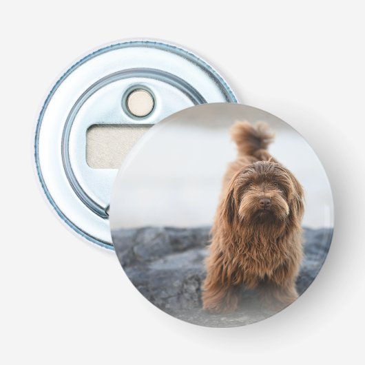 Havanezer hond, Dier, Hond Button Flesopener (Voorkant)
