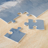 Havanezer Hond in Sledge Laat het Sneeuw Kerstmis Legpuzzel (Zijkant)