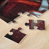 Havanezer hond met kerstcadeaus legpuzzel (Zijkant)