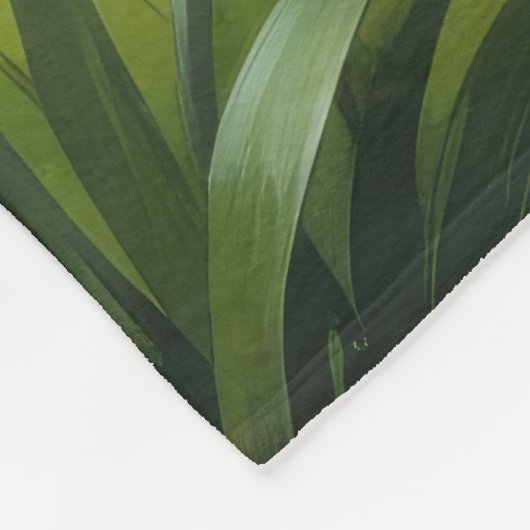 Havanezer Hond Spring Bloemen Schilderen Fleece Deken (Hoek)