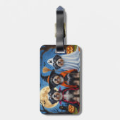 Havanezer Honden Pompoen Halloween Grappig Bagagelabel (Achterkant verticaal)