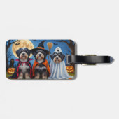 Havanezer Honden Pompoen Halloween Grappig Bagagelabel (Achterkant horizontaal)