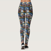 Havanezer Honden Pompoen Halloween Grappig Leggings (Achterkant)