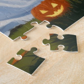 Havanezer Honden Pompoen Halloween Grappig Legpuzzel (Zijkant)