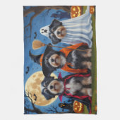 Havanezer Honden Pompoen Halloween Grappig Theedoek (Verticaal)