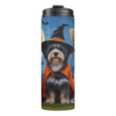 Havanezer Honden Pompoen Halloween Grappig Thermosbeker (Voorkant)