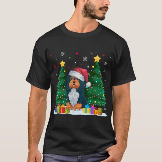 Havanezer Hondenliefhebbers Kerstmuts Lelijk Kerst T-shirt (Voorkant)