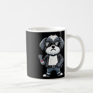 Havanezer Ik hou van Dad Funny Dog Tattoo Koffiemok