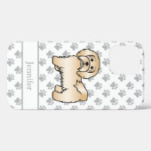 Havanezer Illustratie & Naam van een Lichtbruine H Case-Mate iPhone Case (Achterkant (horizontaal))
