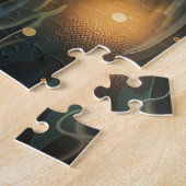 Havanezer Kerst Feestelijke Reis Legpuzzel (Zijkant)