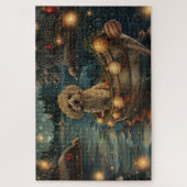 Havanezer Kerst Feestelijke Reis Legpuzzel (Verticaal)