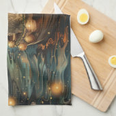 Havanezer Kerst Feestelijke Reis Theedoek (Quarter Fold)