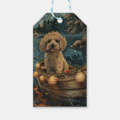 Havanezer Kerstfeest reis Cadeaulabel (Achterkant)