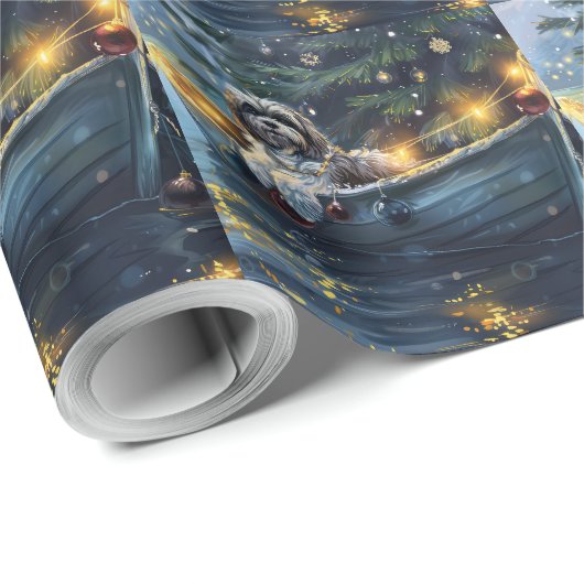 Havanezer Kerstfeest reis Cadeaupapier (Rol Hoek)