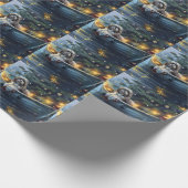 Havanezer Kerstfeest reis Cadeaupapier (Hoek)