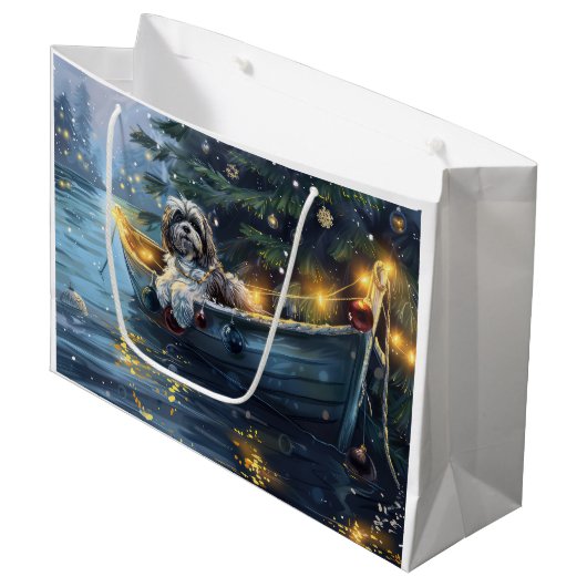 Havanezer Kerstfeest reis Groot Cadeauzakje (Voorkant Gekanteld)