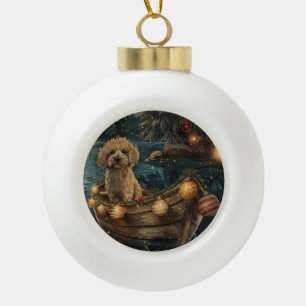 Havanezer Kerstfeest reis Keramische Bal Ornament