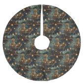 Havanezer Kerstfeest reis Kerstboom Rok (Voorkant)