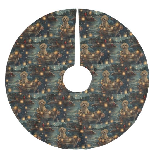 Havanezer Kerstfeest reis Kerstboom Rok (Voorkant)