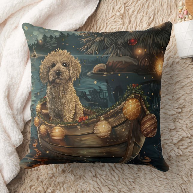 Havanezer Kerstfeest reis Kussen (Deken)