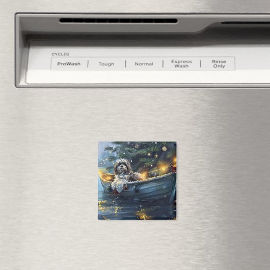 Havanezer Kerstfeest reis Magneet (Insitu (Vaatwasser))