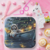 Havanezer Kerstfeest reis Papieren Bordje (Feest)