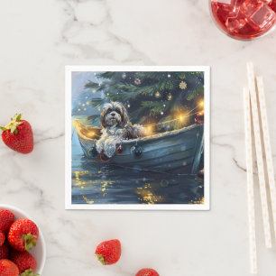 Havanezer Kerstfeest reis Servet