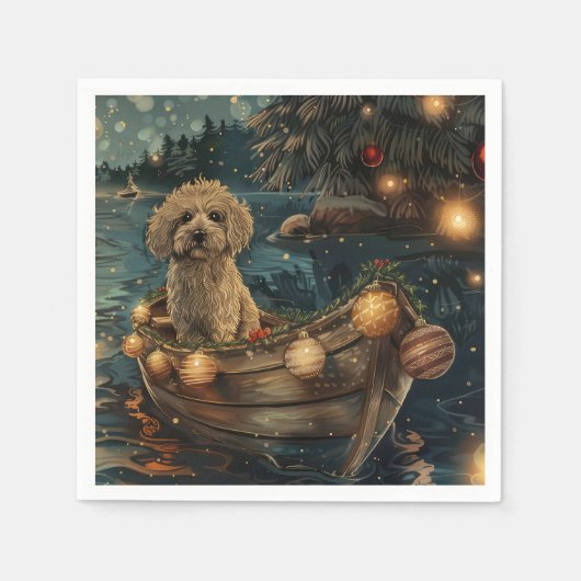 Havanezer Kerstfeest reis Servet (Voorkant)