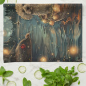 Havanezer Kerstfeest reis Theedoek (Gevouwen)