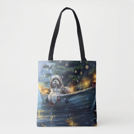 Havanezer Kerstfeest reis Tote Bag (Voorkant)