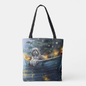 Havanezer Kerstfeest reis Tote Bag (Achterkant)