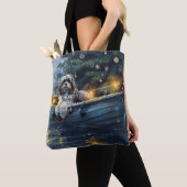Havanezer Kerstfeest reis Tote Bag (Dichtbij)