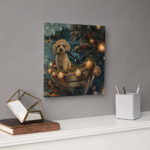 Havanezer Kerstfeest reis Vierkante Klok