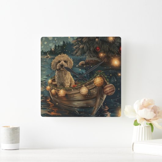 Havanezer Kerstfeest reis Vierkante Klok (Huis)