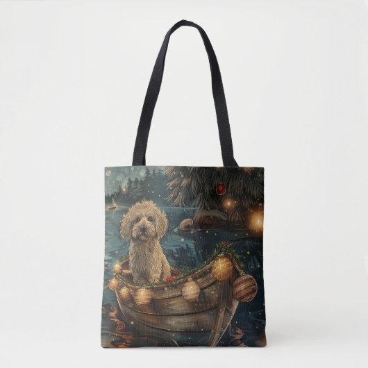 Havanezer Kerstmis Feestelijke Reis Tote Bag (Voorkant)